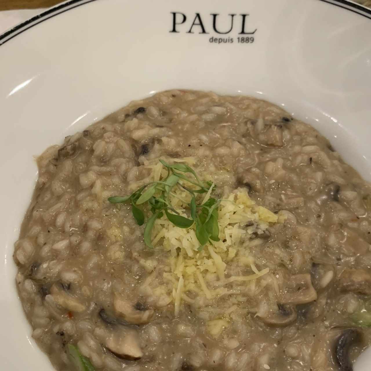 Risotto aux champignons