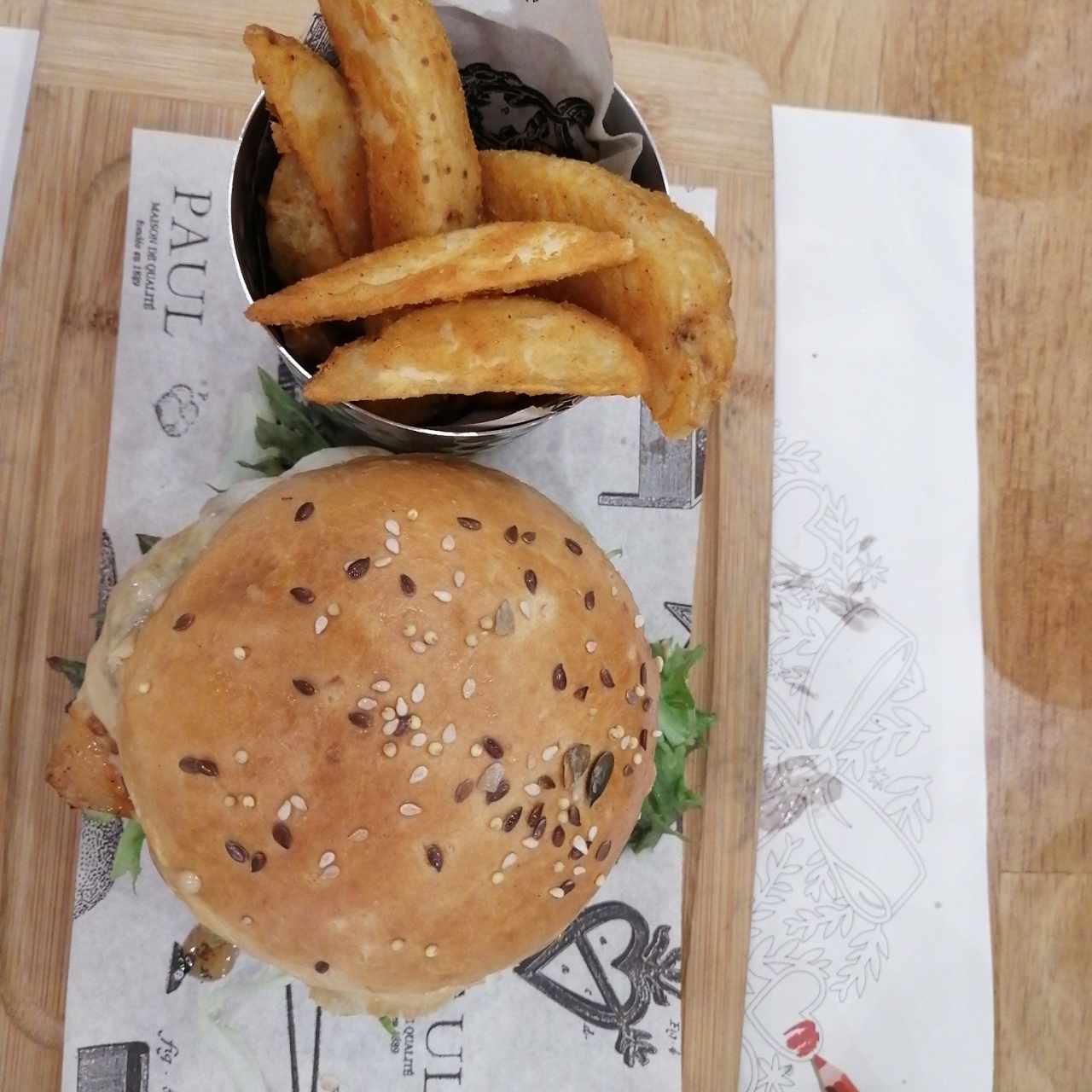 Hamburguesa de pollo