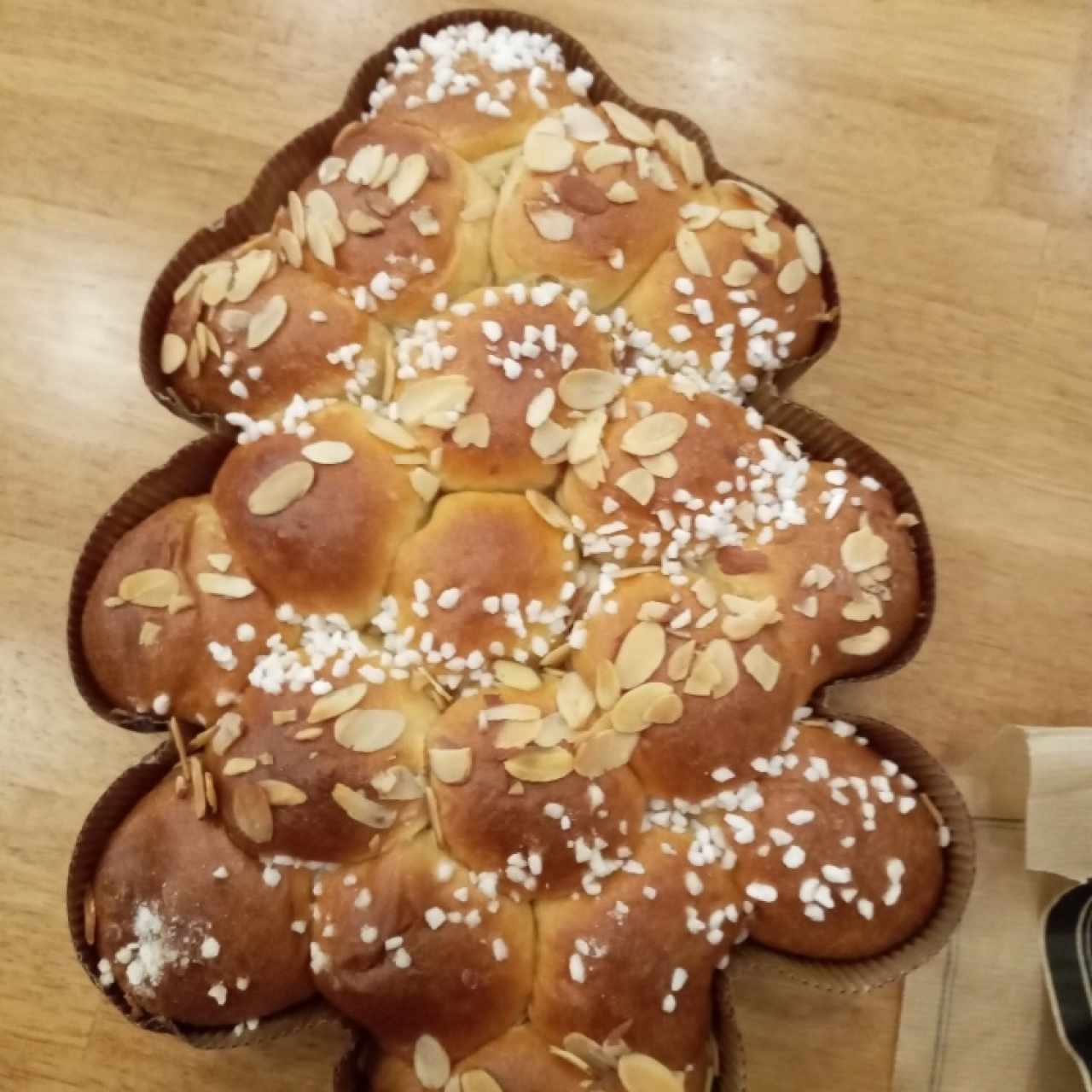 Brioche Arbol de Navidad. Muy lindo. Hay que encargarlo