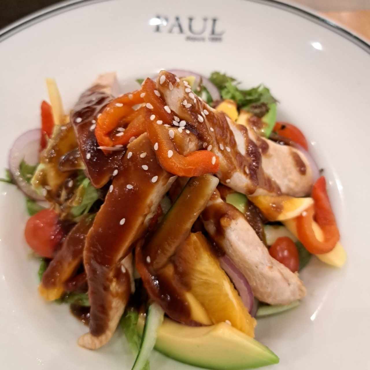 ensalada teriyaki