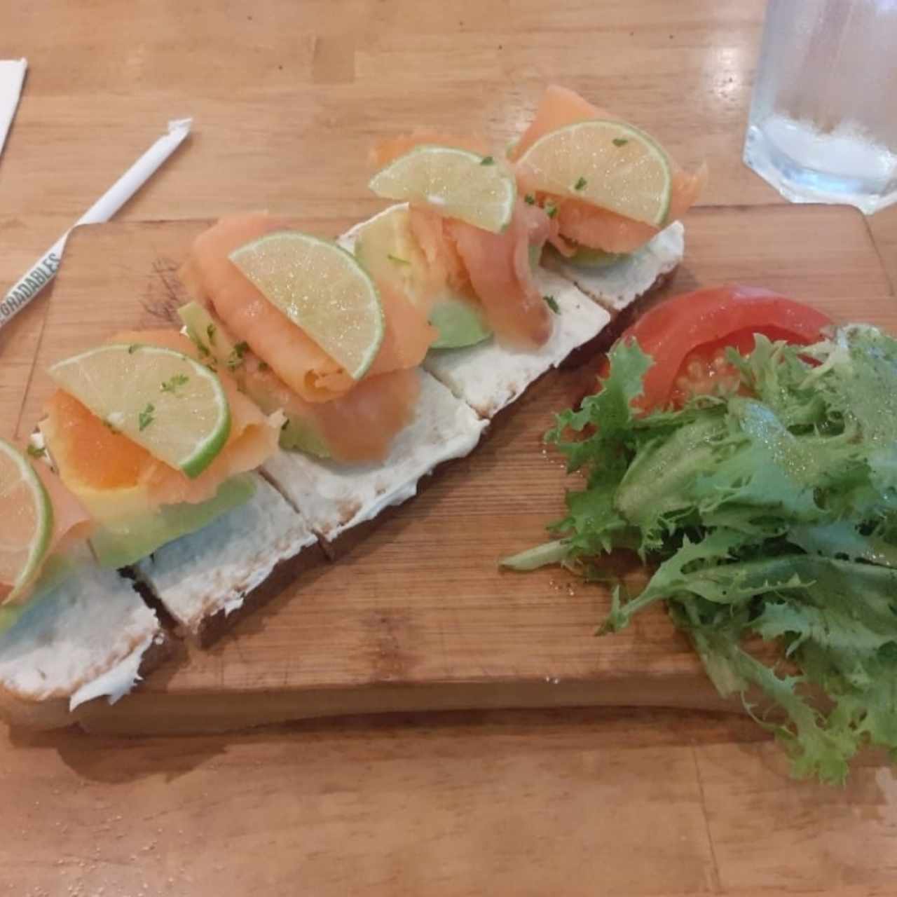 Tartine au Saumon Fumé