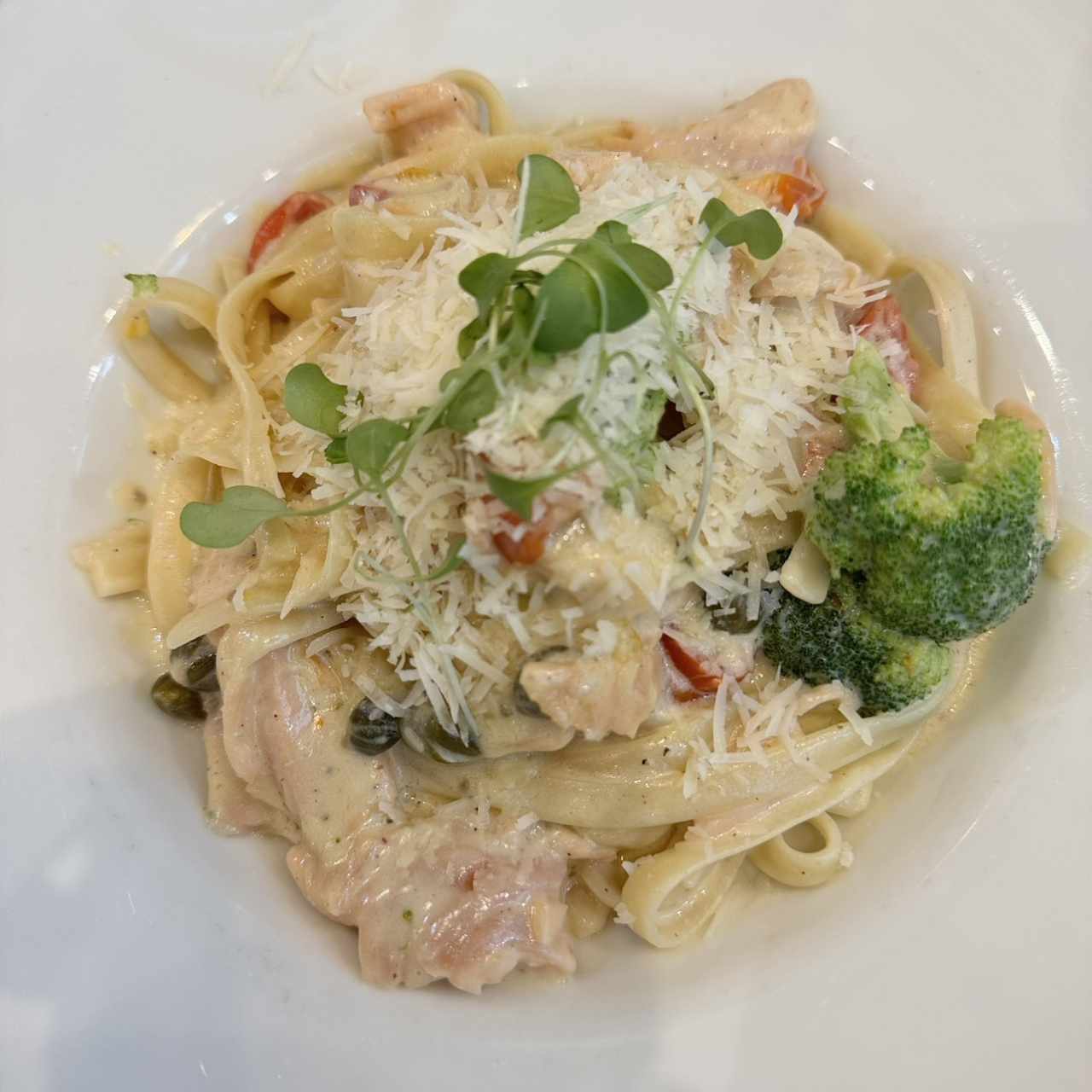 Fettuccine au Saumon Fumé