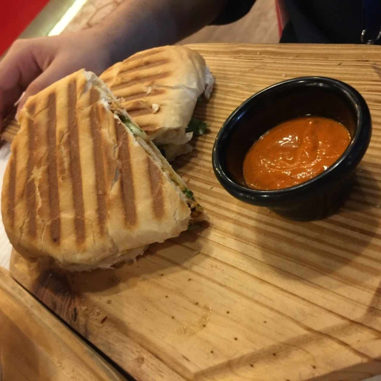 panini de pollo