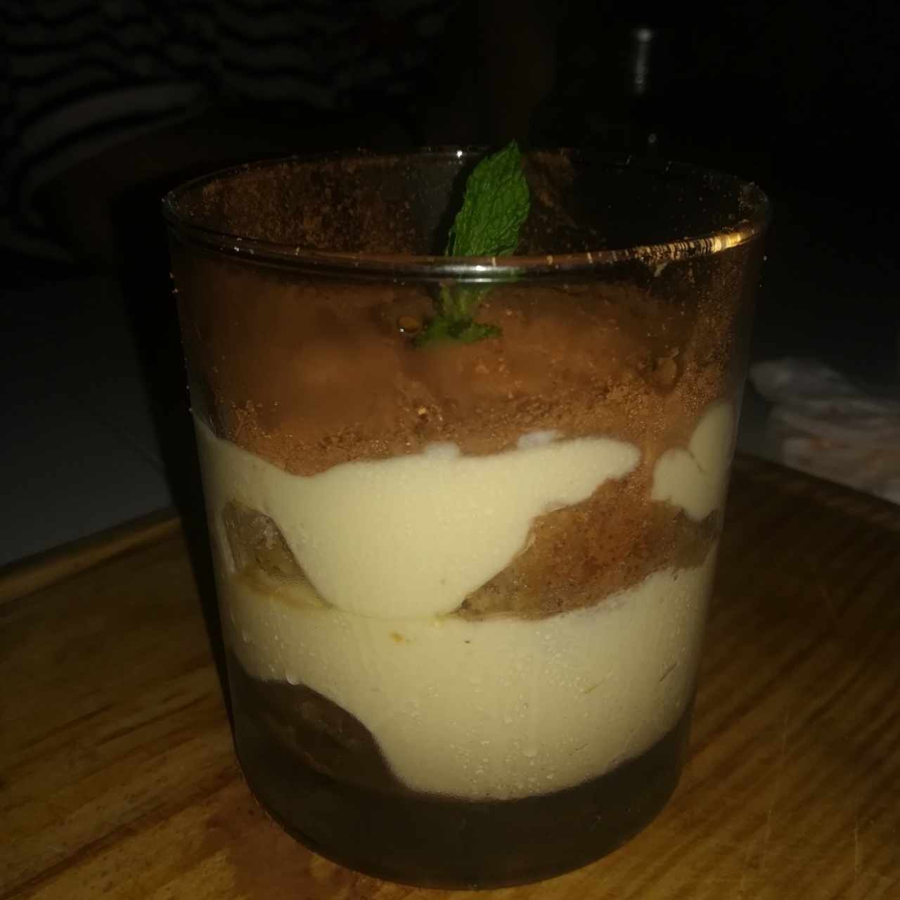 Porción de tiramisu