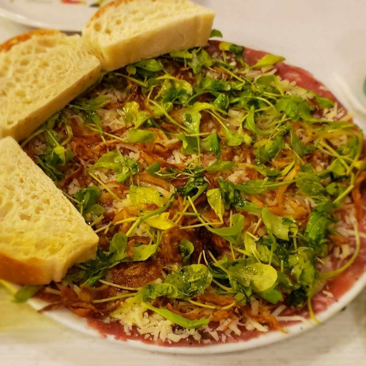 Carpaccio de res