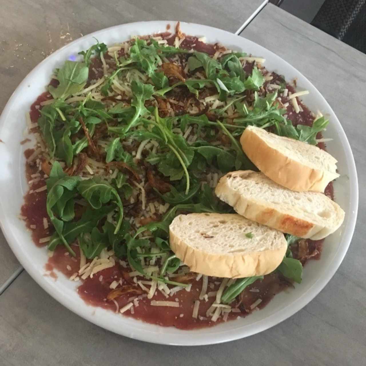 carpaccio de res