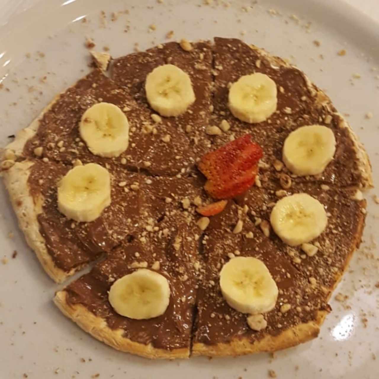 pizza de nutela 