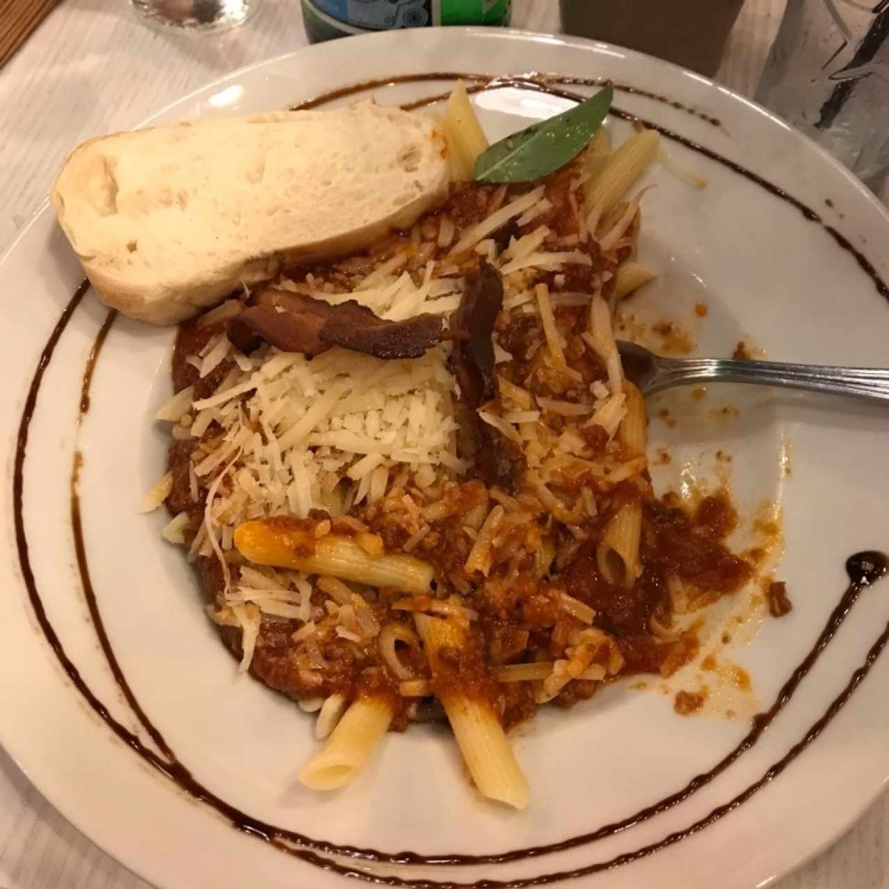 penne a la bolognese