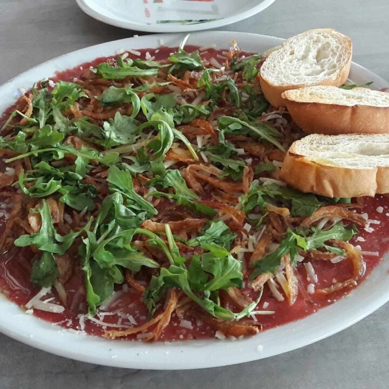 carpaccio de res