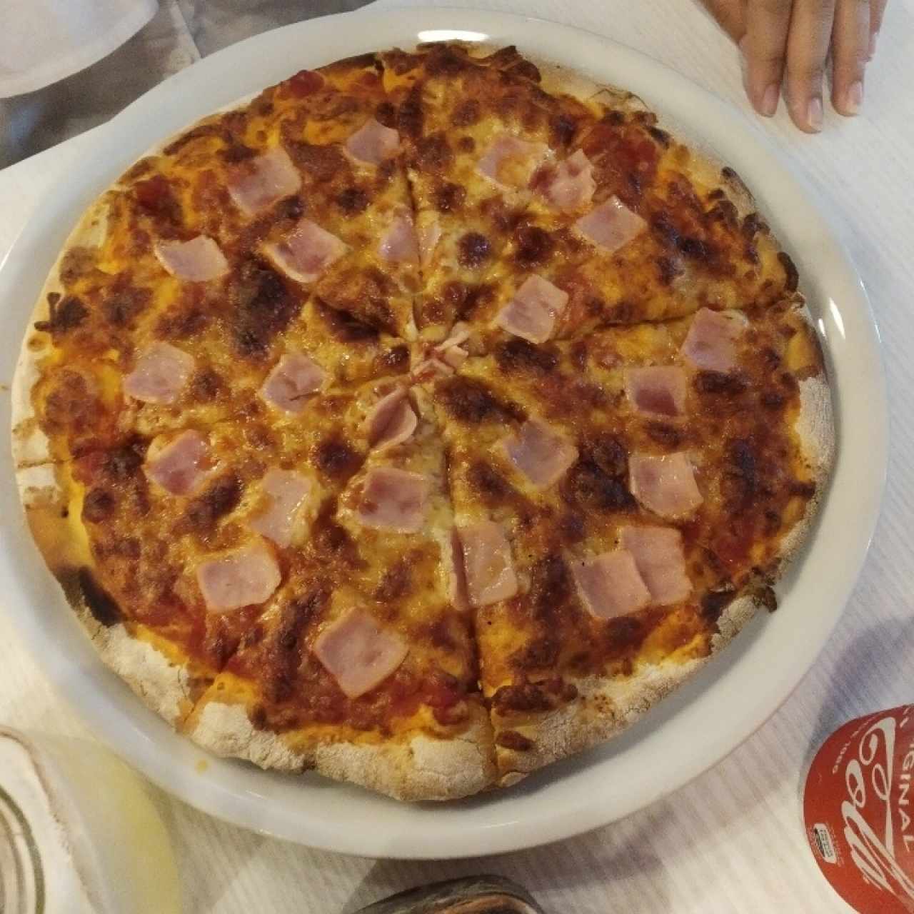 pizza de jamón