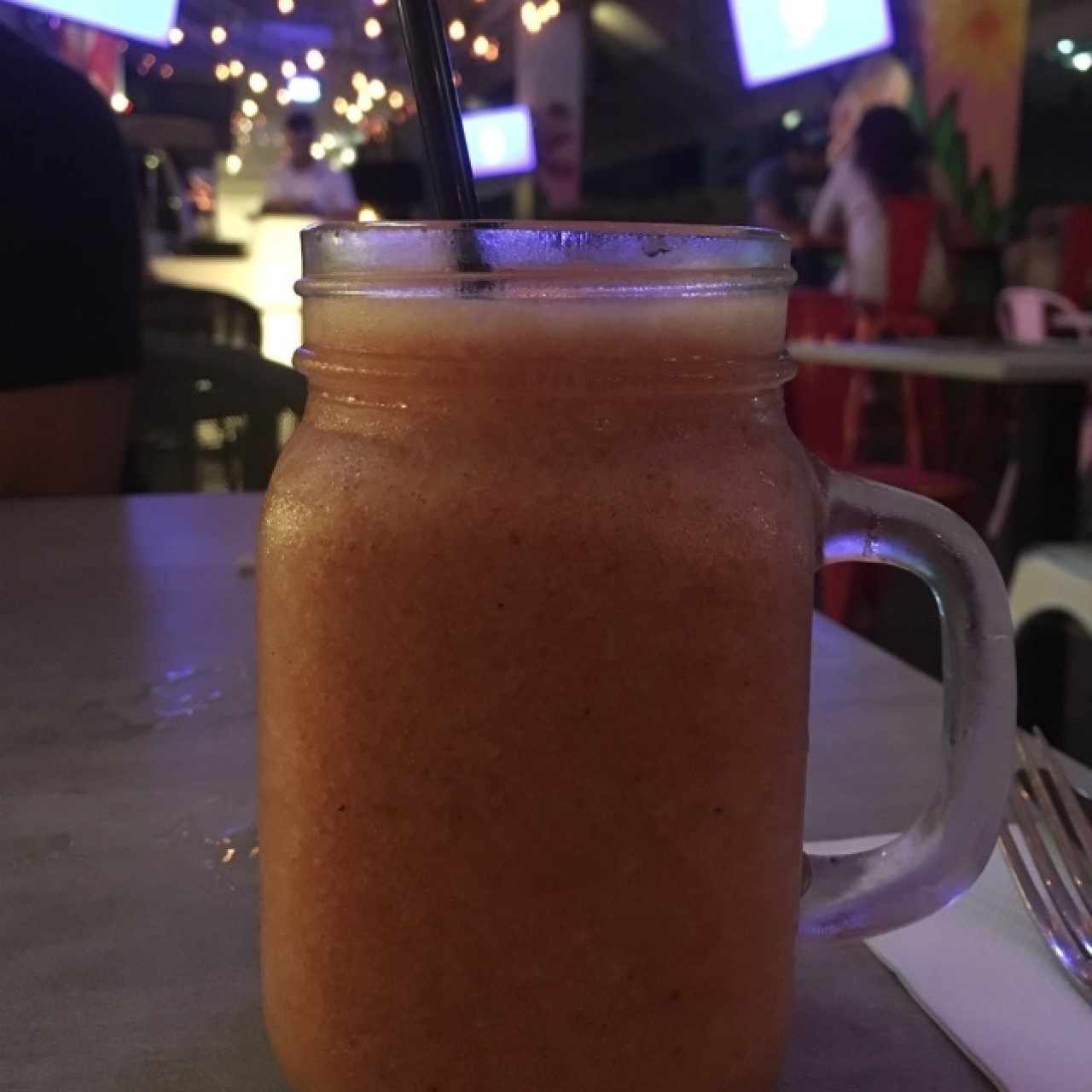 Jugo fresa y maracuyá