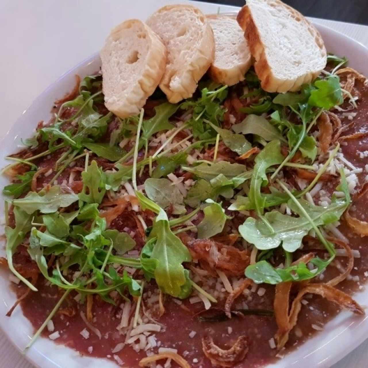 Entrada - Carpaccio de Res