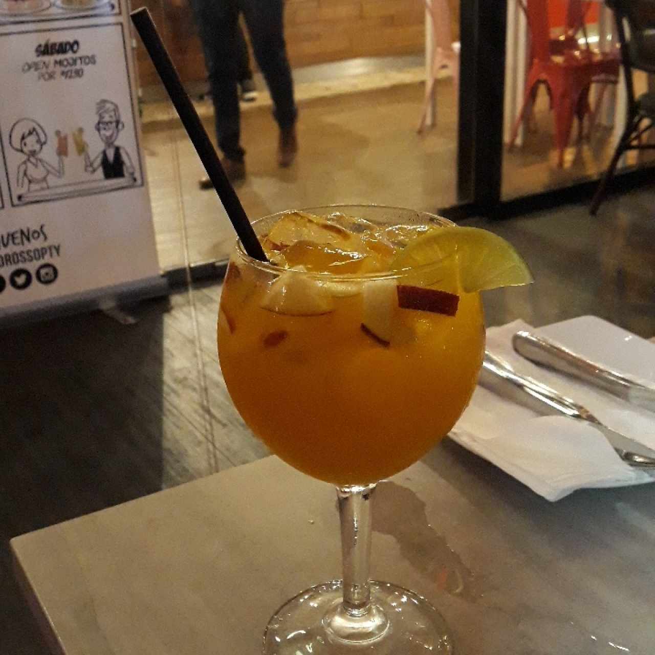 sangria blanca