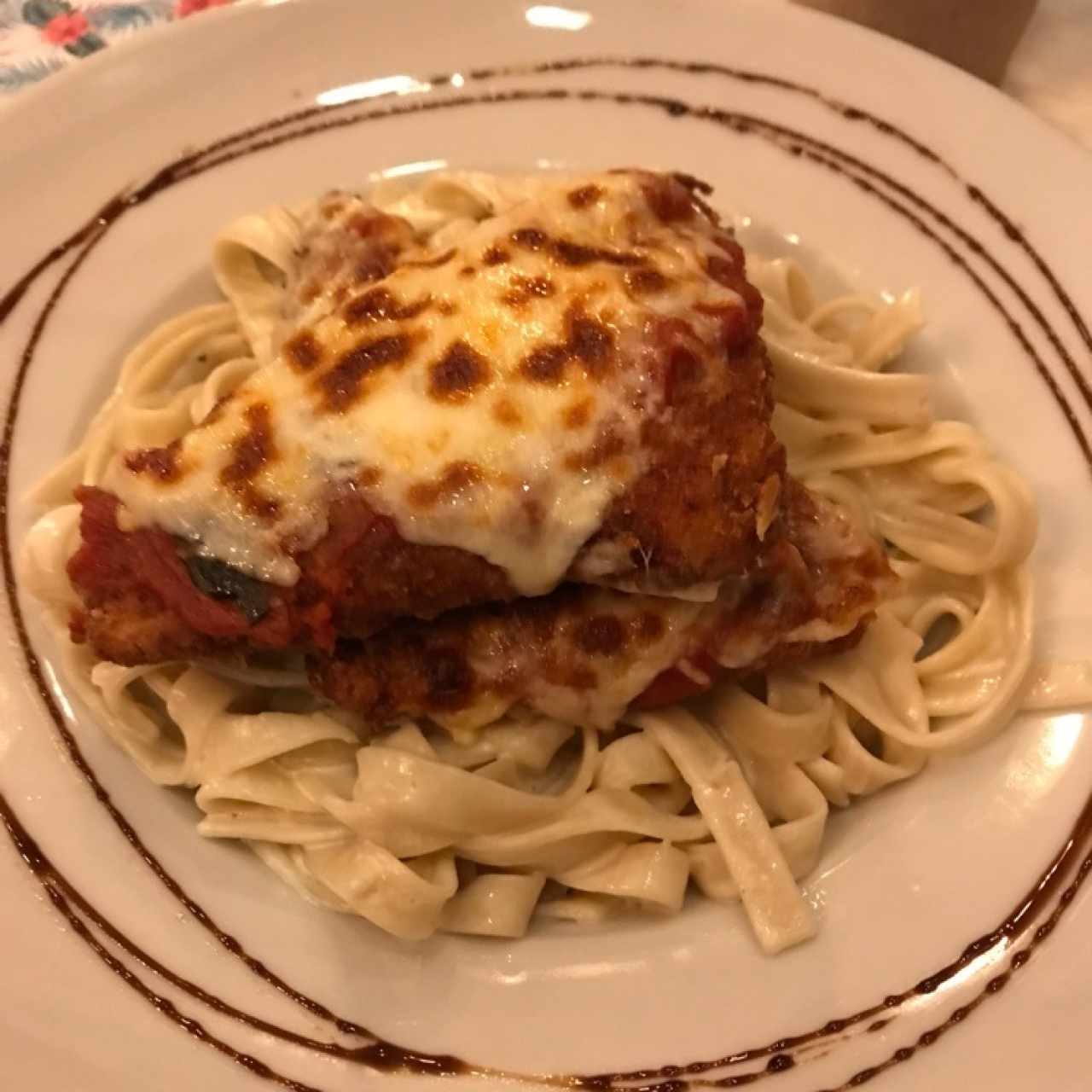 milanesa de pollo gratinada