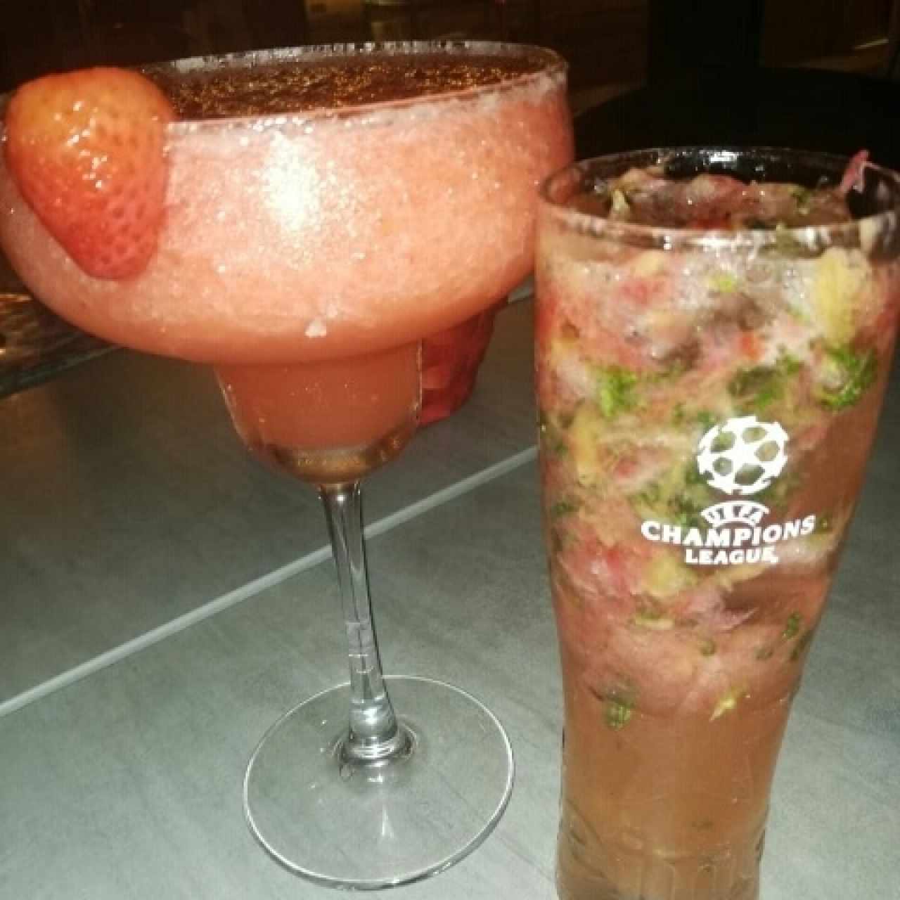 Margarita y mojitos