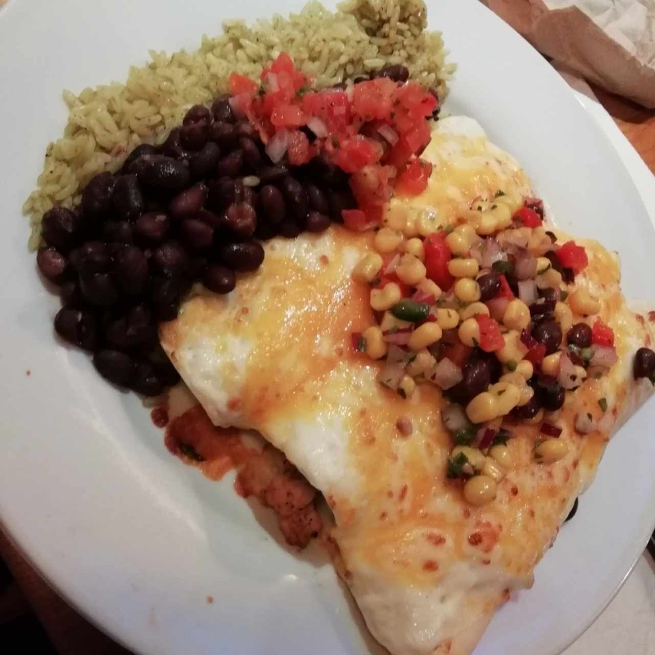 Enchilada de pollo