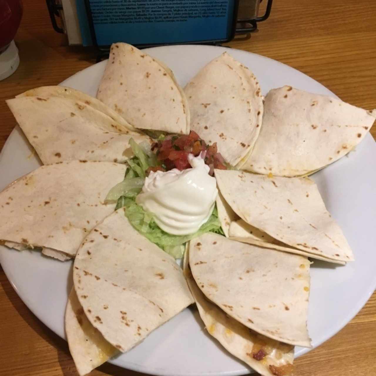 bacon quesadilla