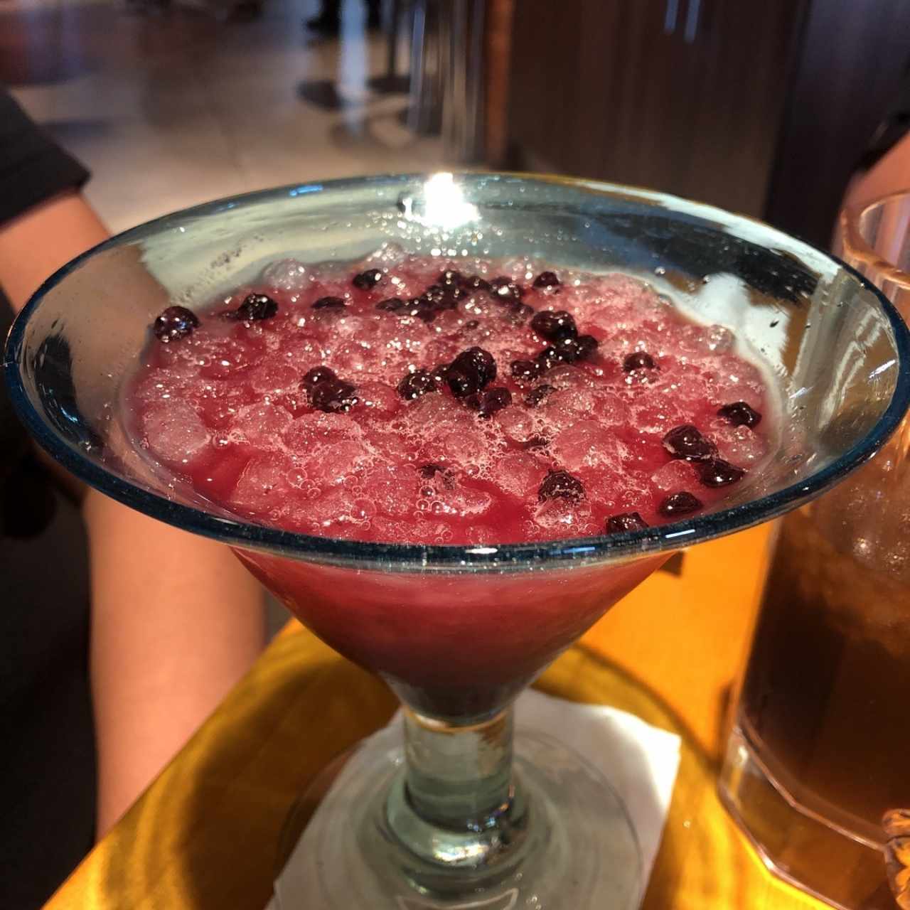 Blueberry and pinapple margarita