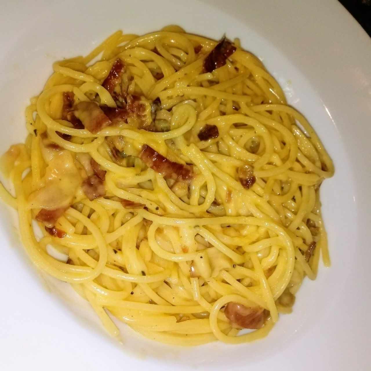 spaghetti a la carbonara