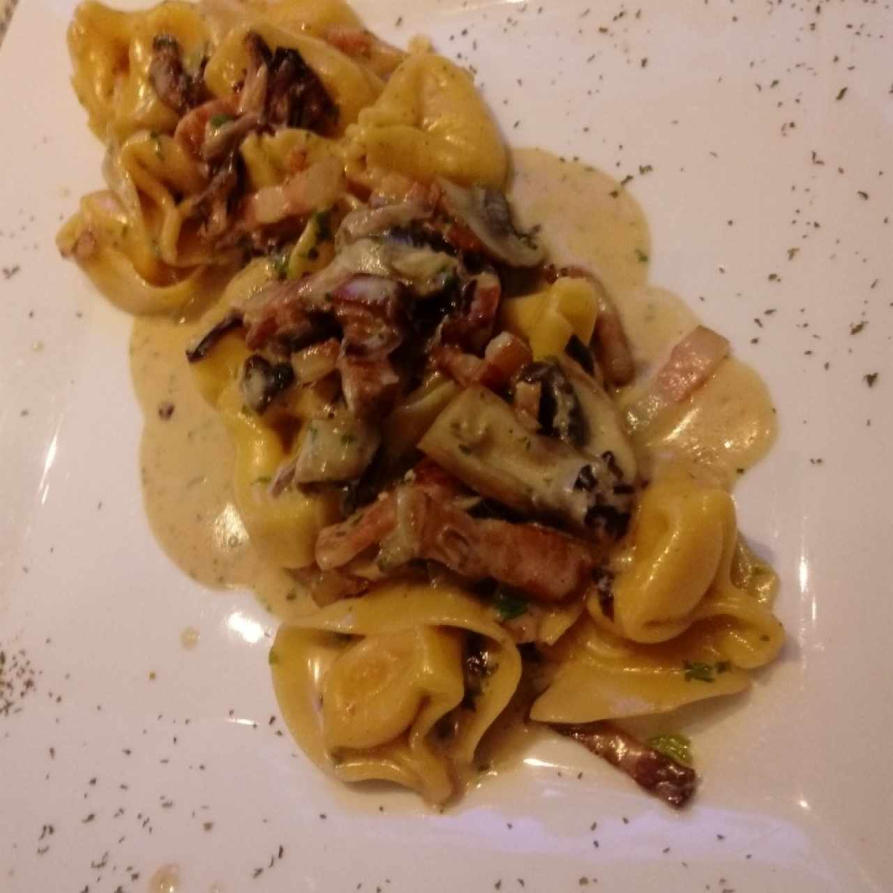 Tortellini en crema de 