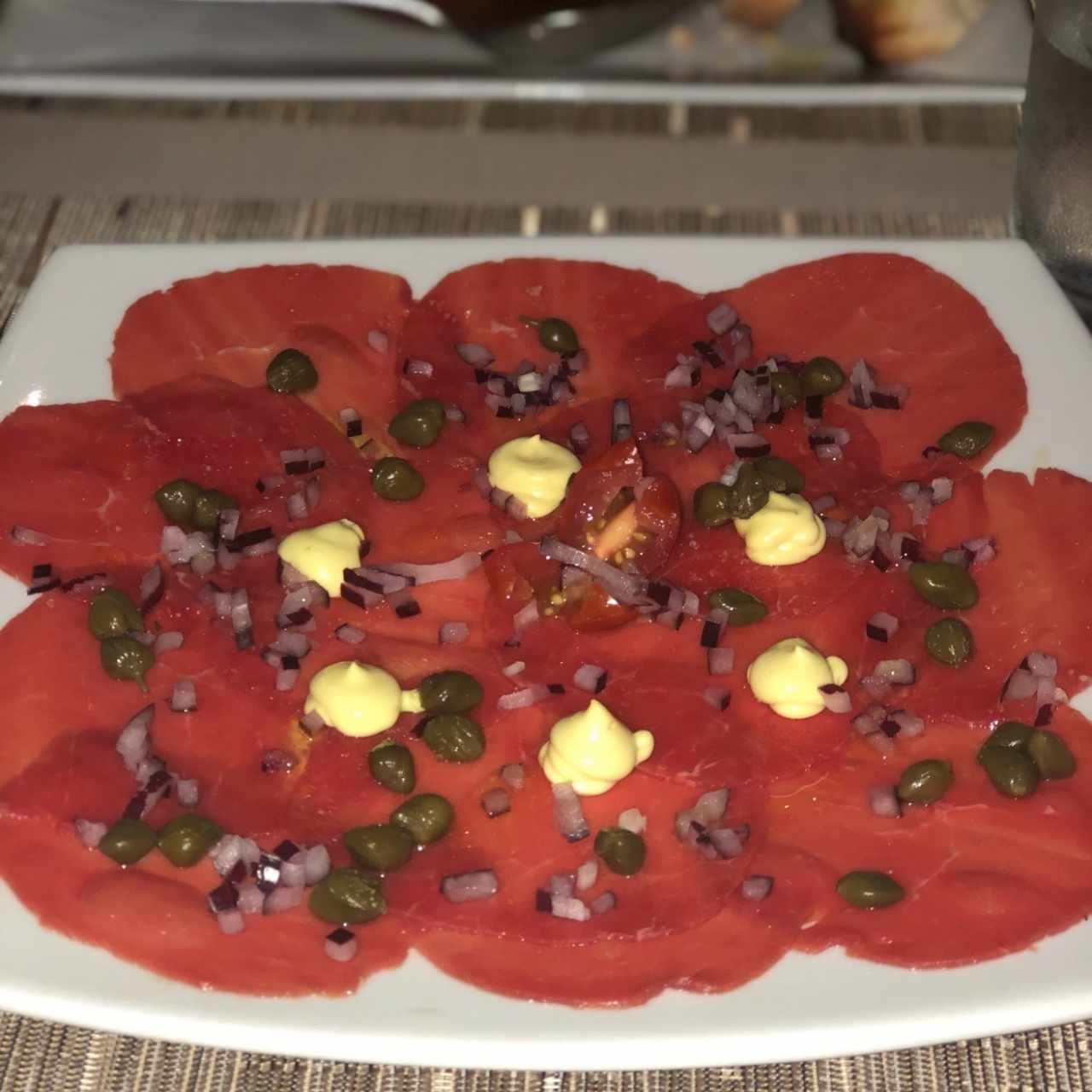 carpaccio di manzo