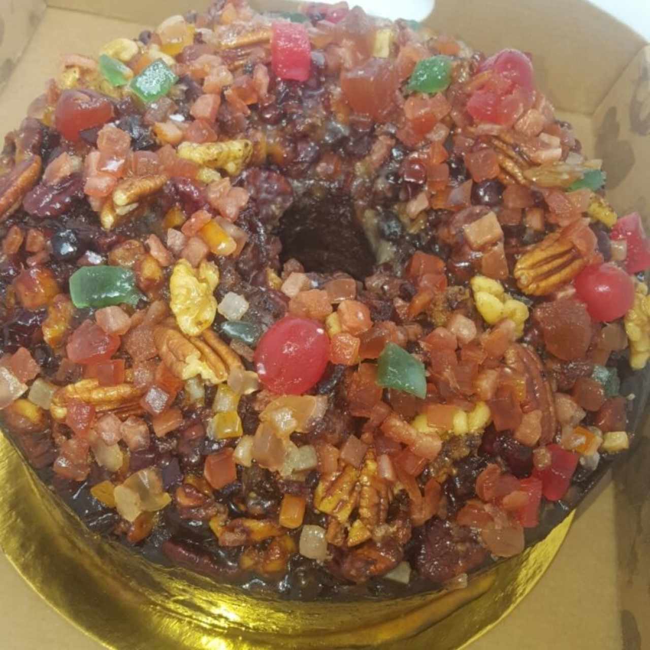 dulce de frutas navideño