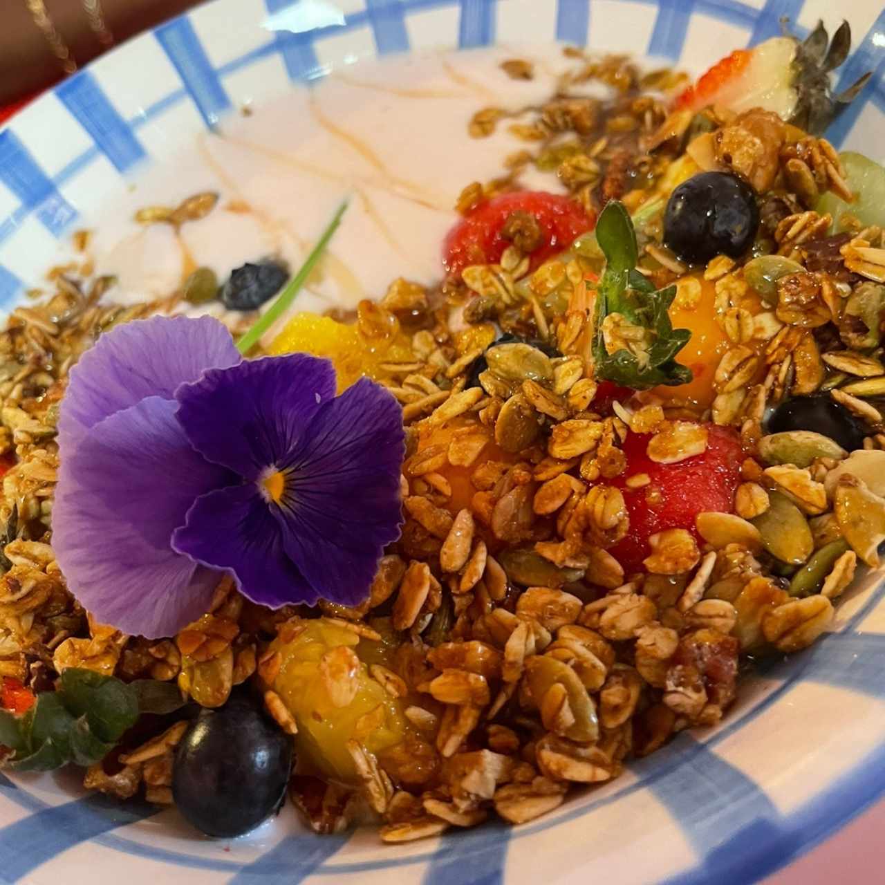 Bowl de yogurt con granola