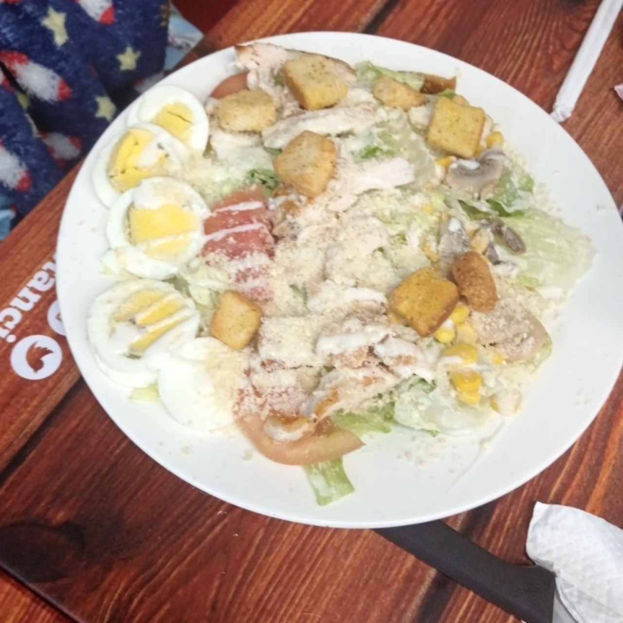 Ensalada de pollo 