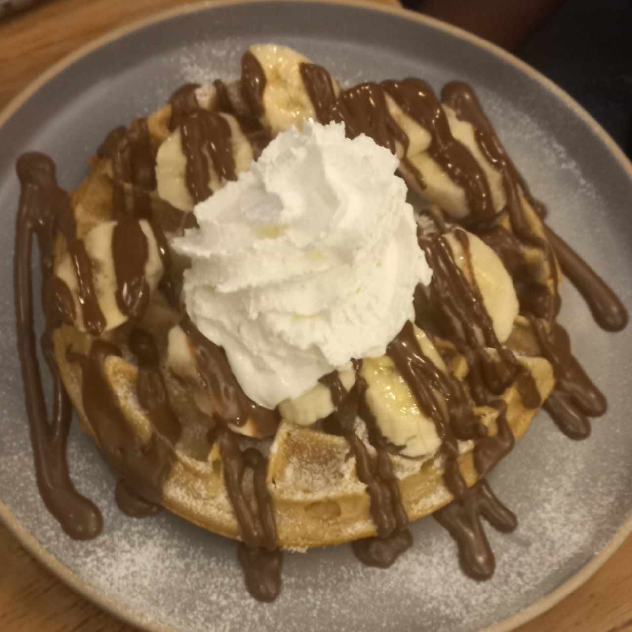 Waffles Banana y Nutella