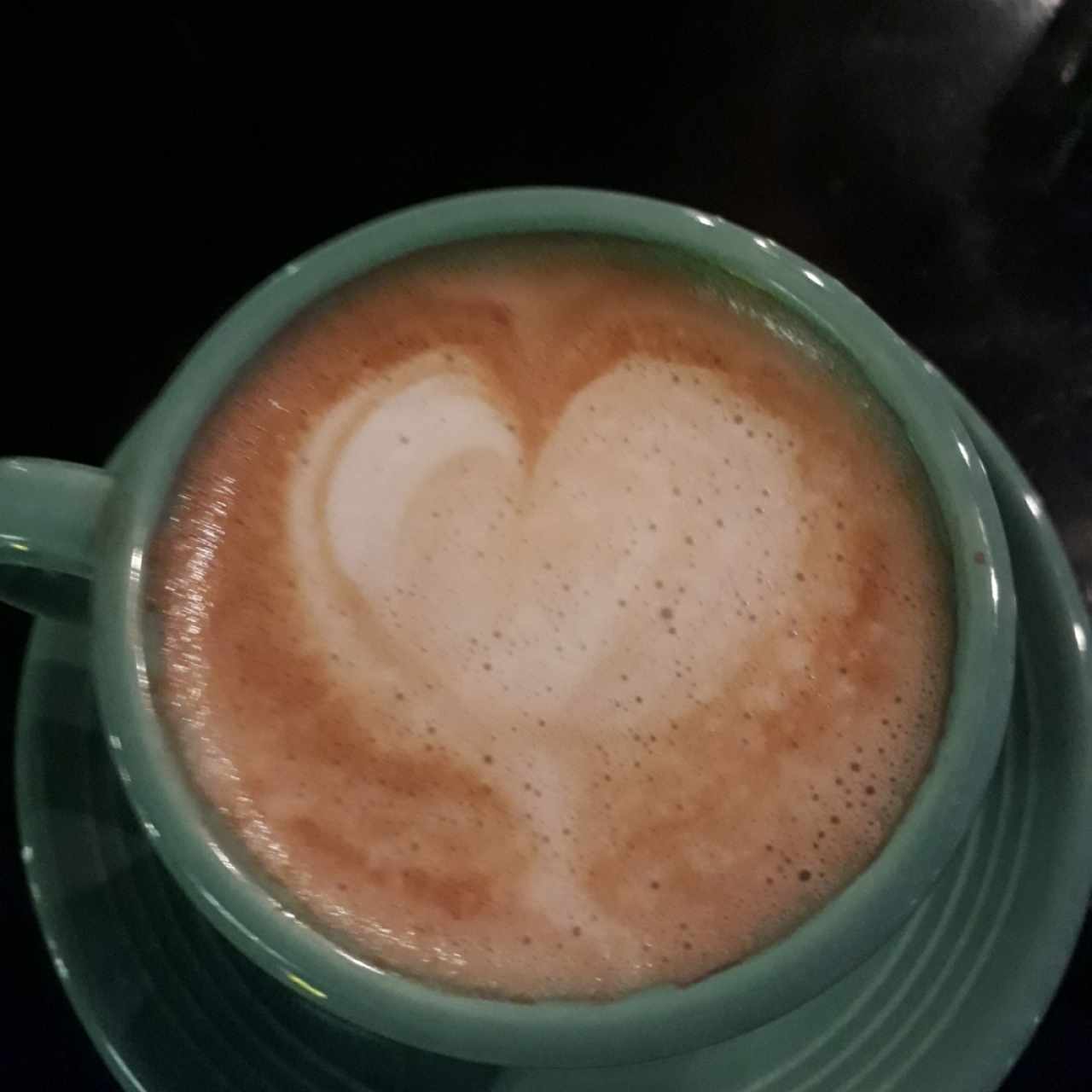 cappuccino con leche de almendra