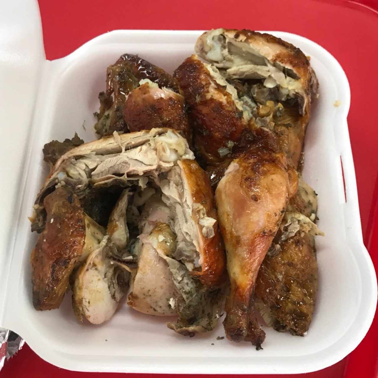 Pollo entero asado 