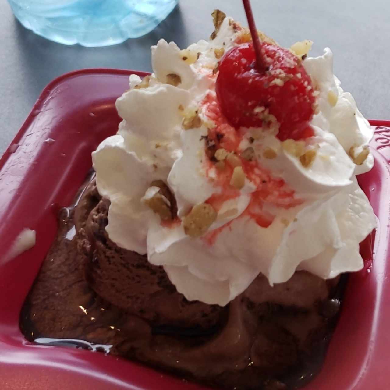 helado de chocolate