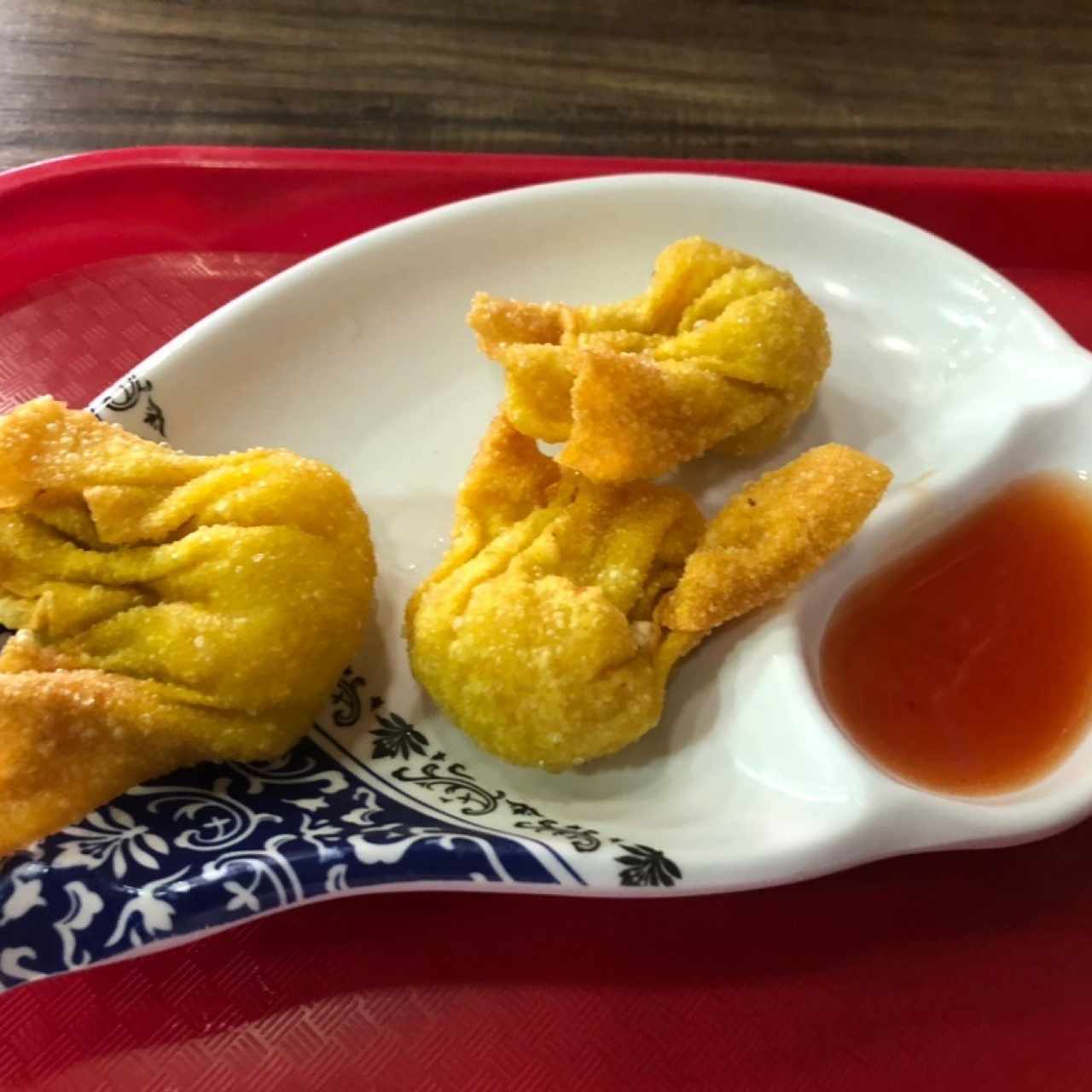 Wanton Frito con Camarón