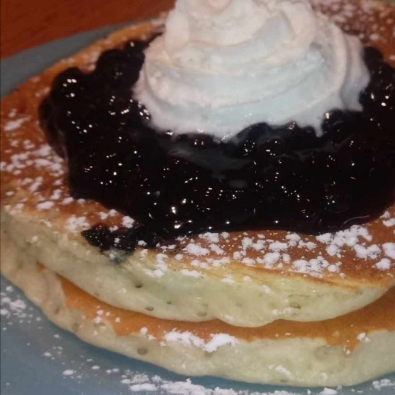 blueberry pancake