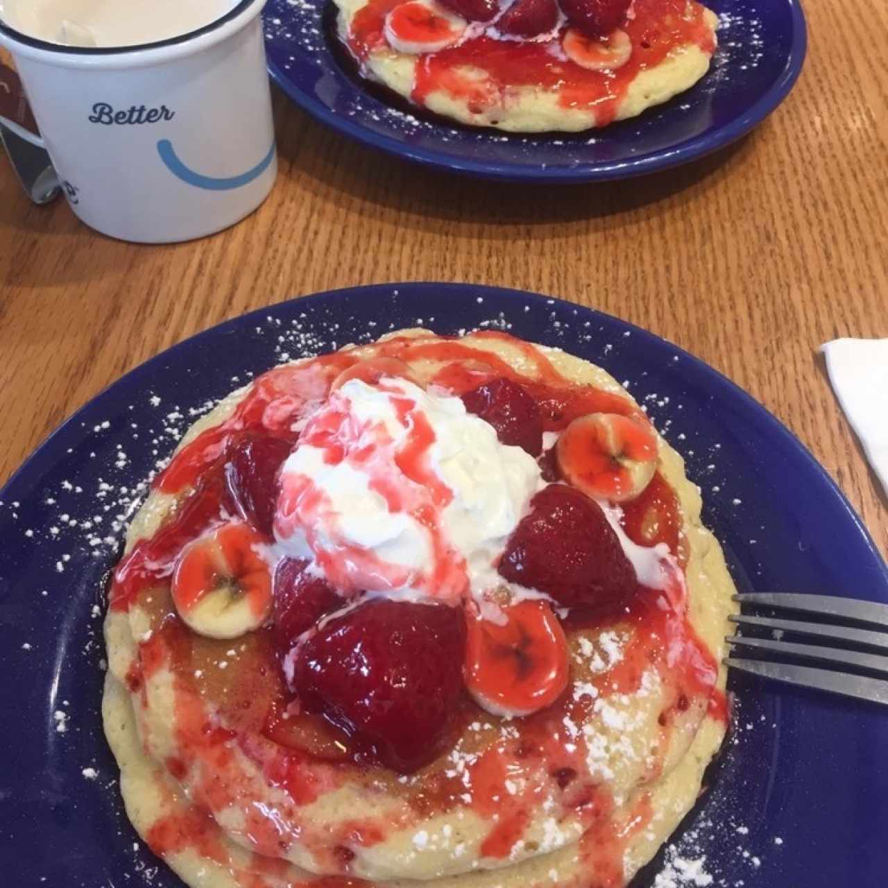 Strawberry Banana Pancakes