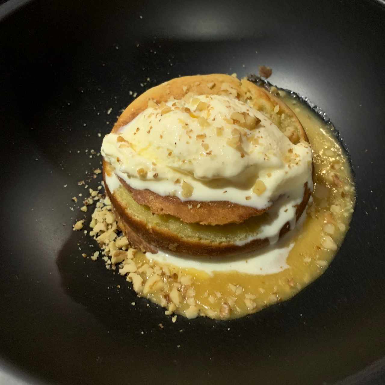 Soufflé con helado