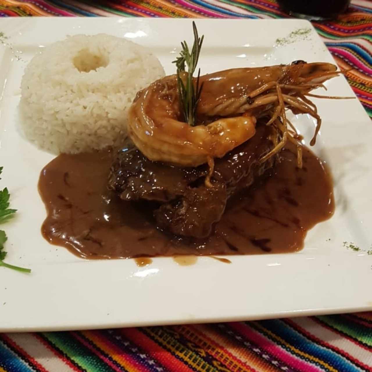 Filete Relleno de Langostinos