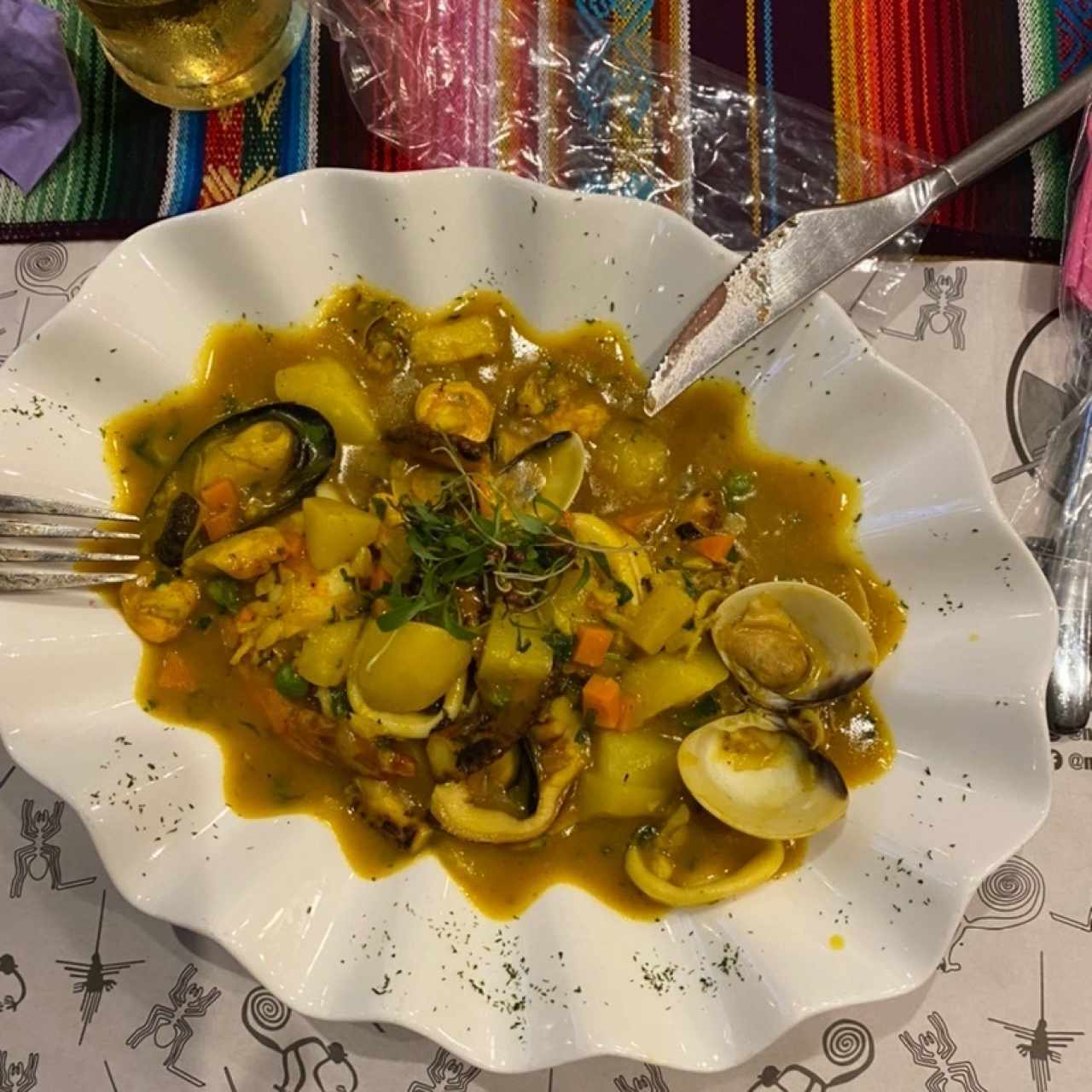 Cau cau de Mariscos