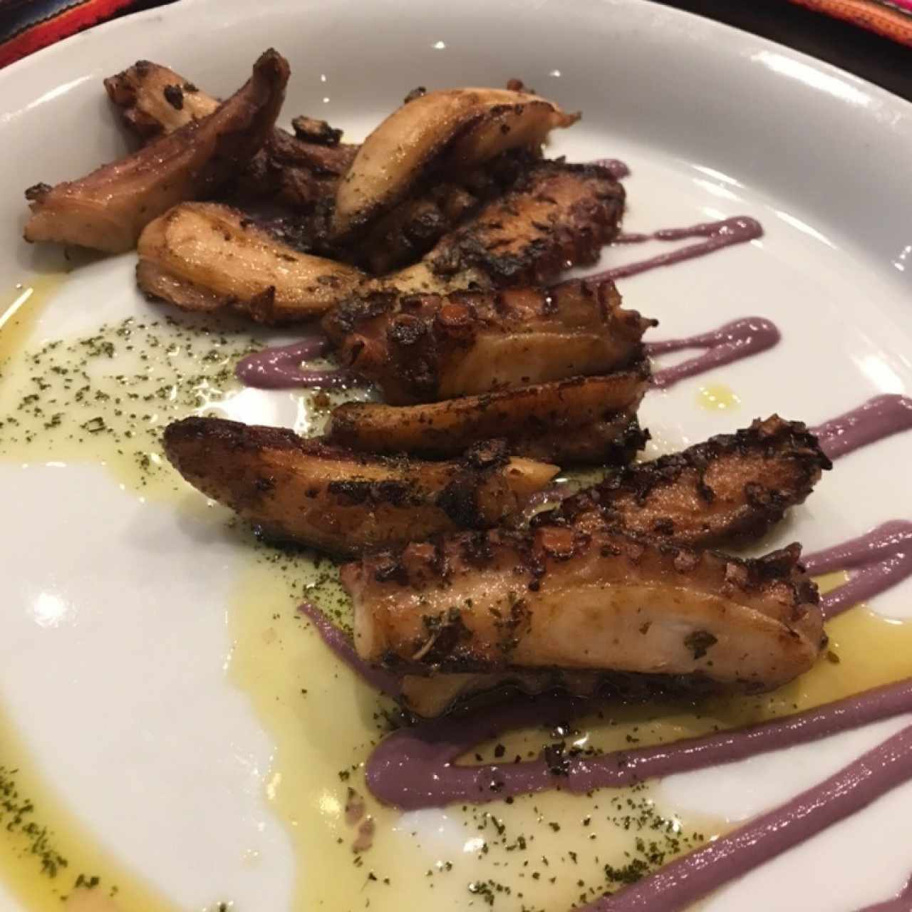 pulpo al carbon 