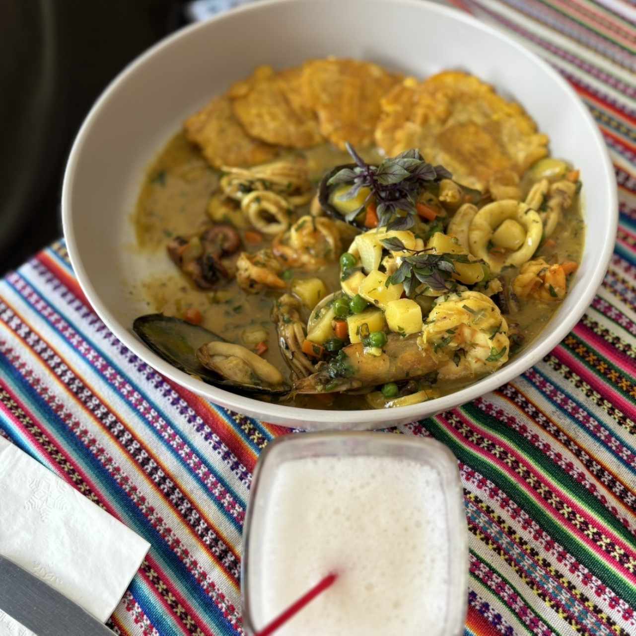 Cau cau de Mariscos