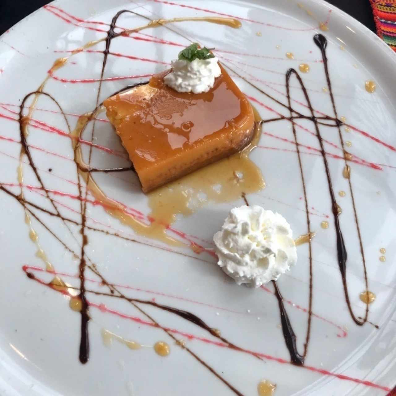 Flan de la casa 