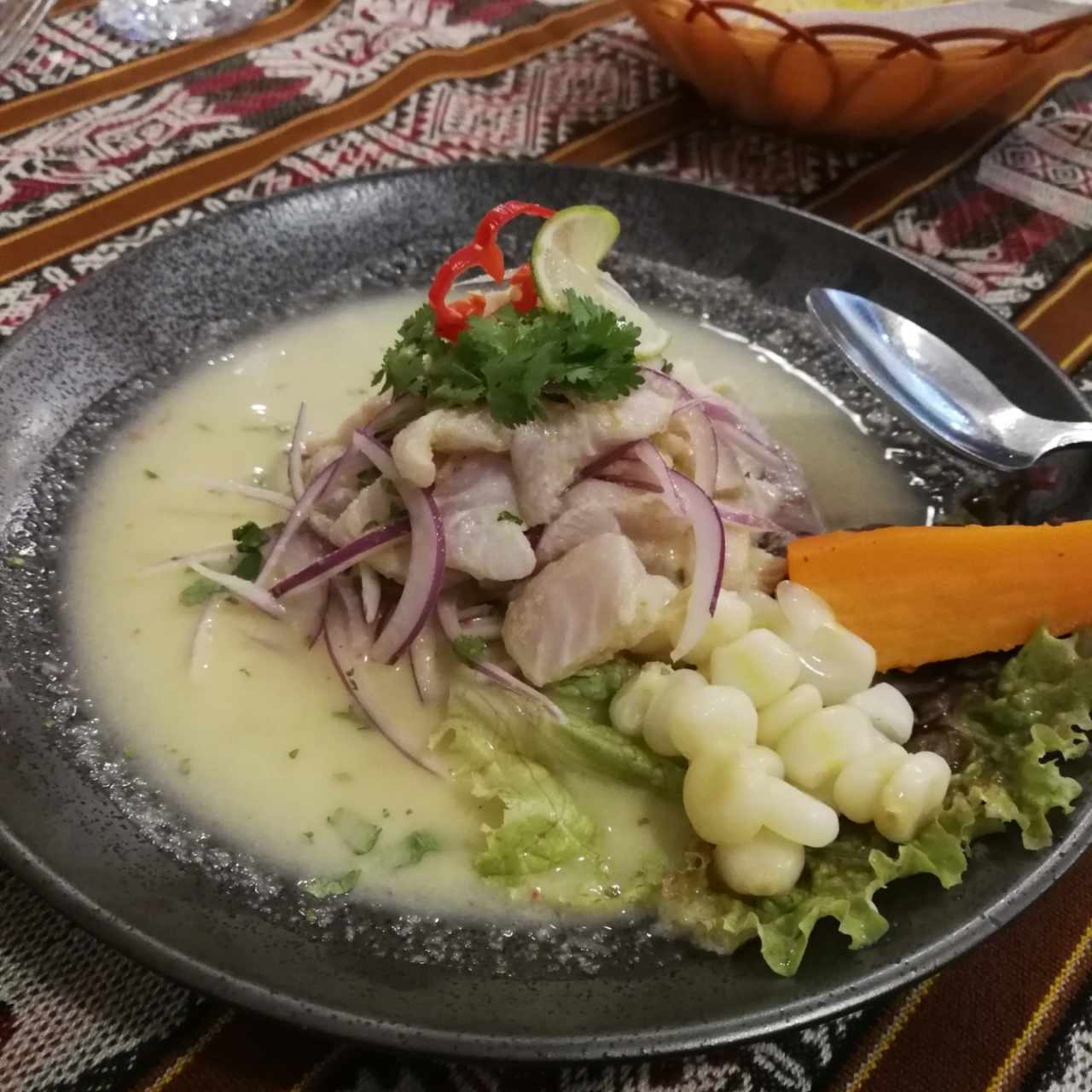 Ceviche de corvina tradicional! 