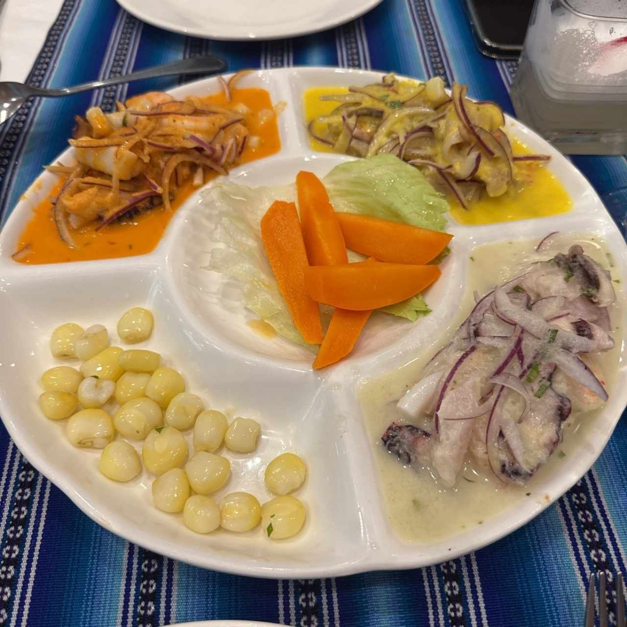 Ceviche a las Tres Cremas
