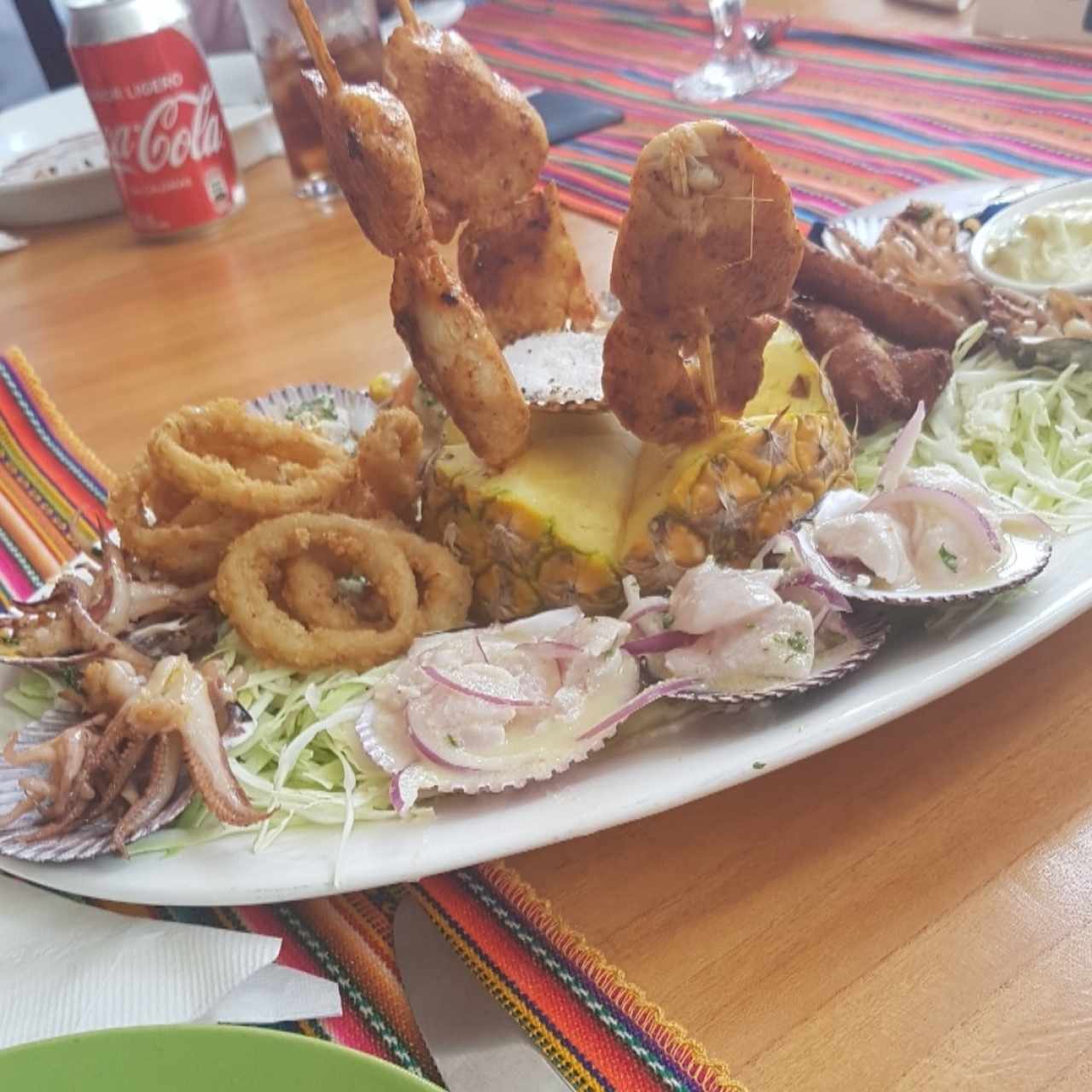 piqueo especial de mariscos