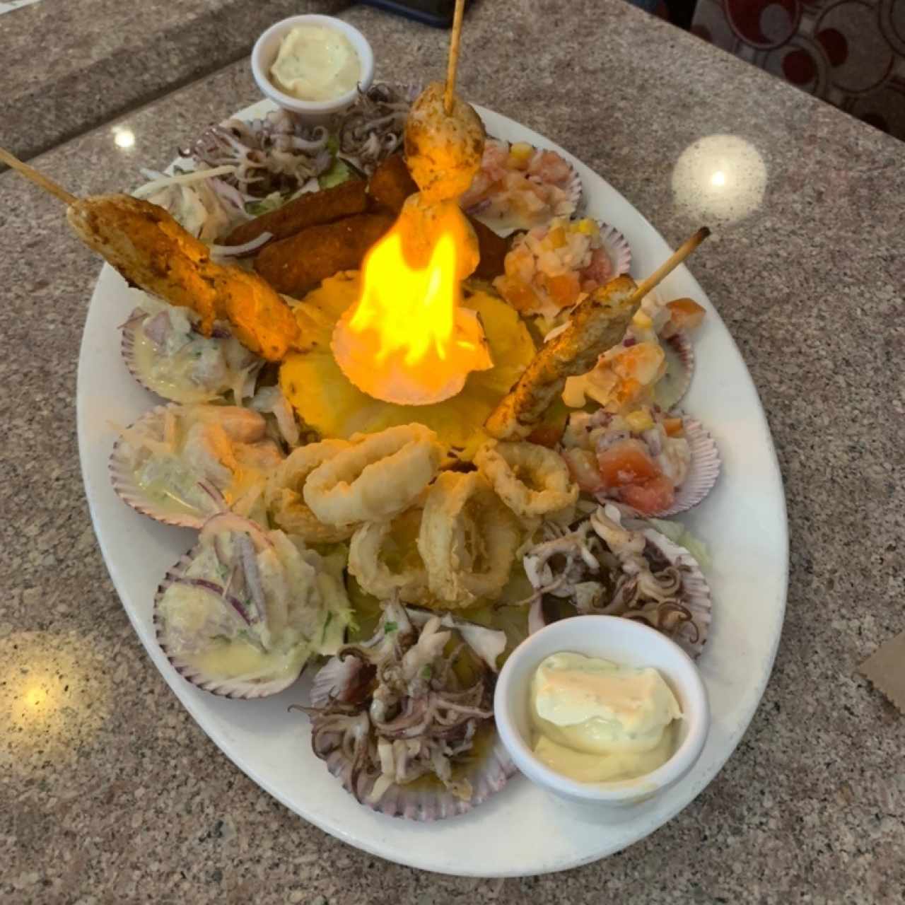 Piqueo Especial de Mariscos Nazca