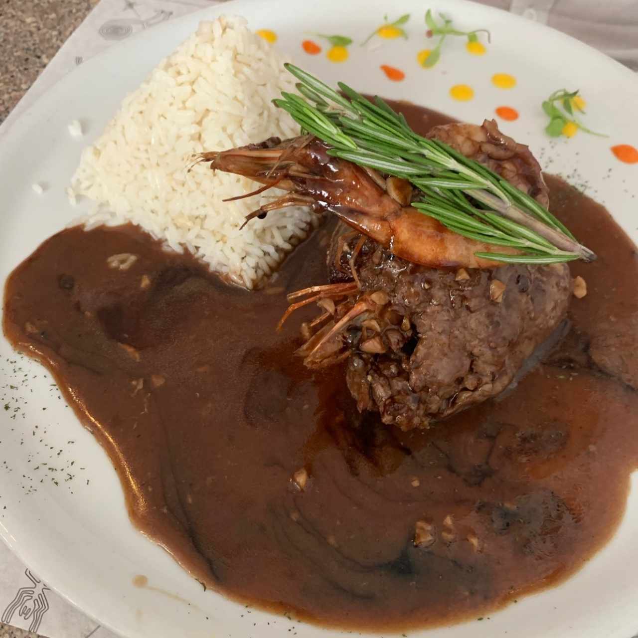 Filete Relleno de Langostinos