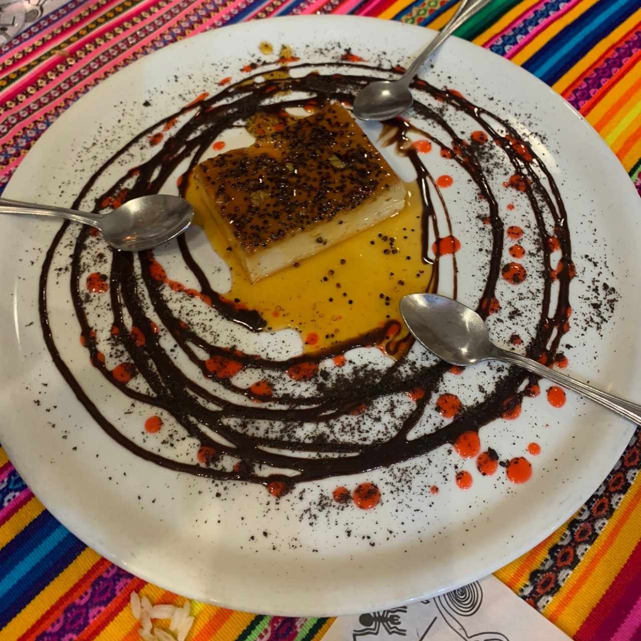 Flan de la casa