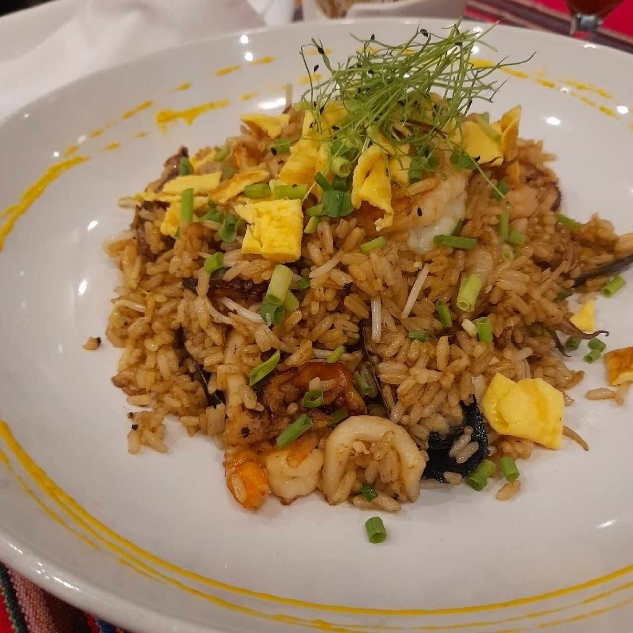 Arroz Chaufa de Mariscos