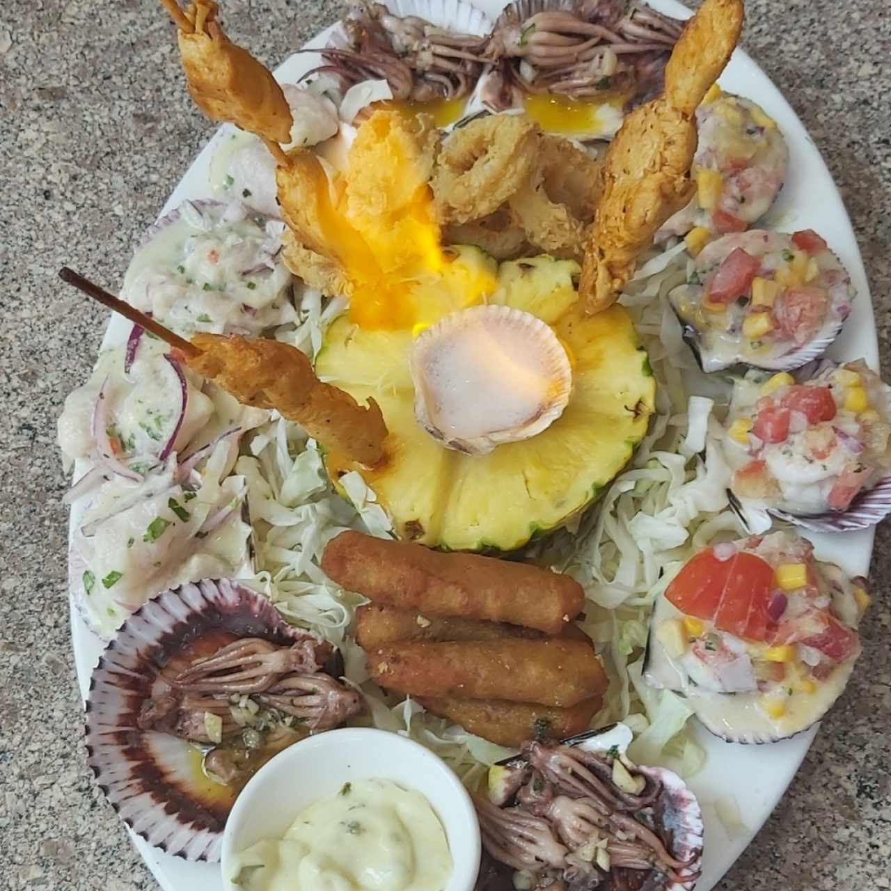 Piqueo Especial de Mariscos Nazca