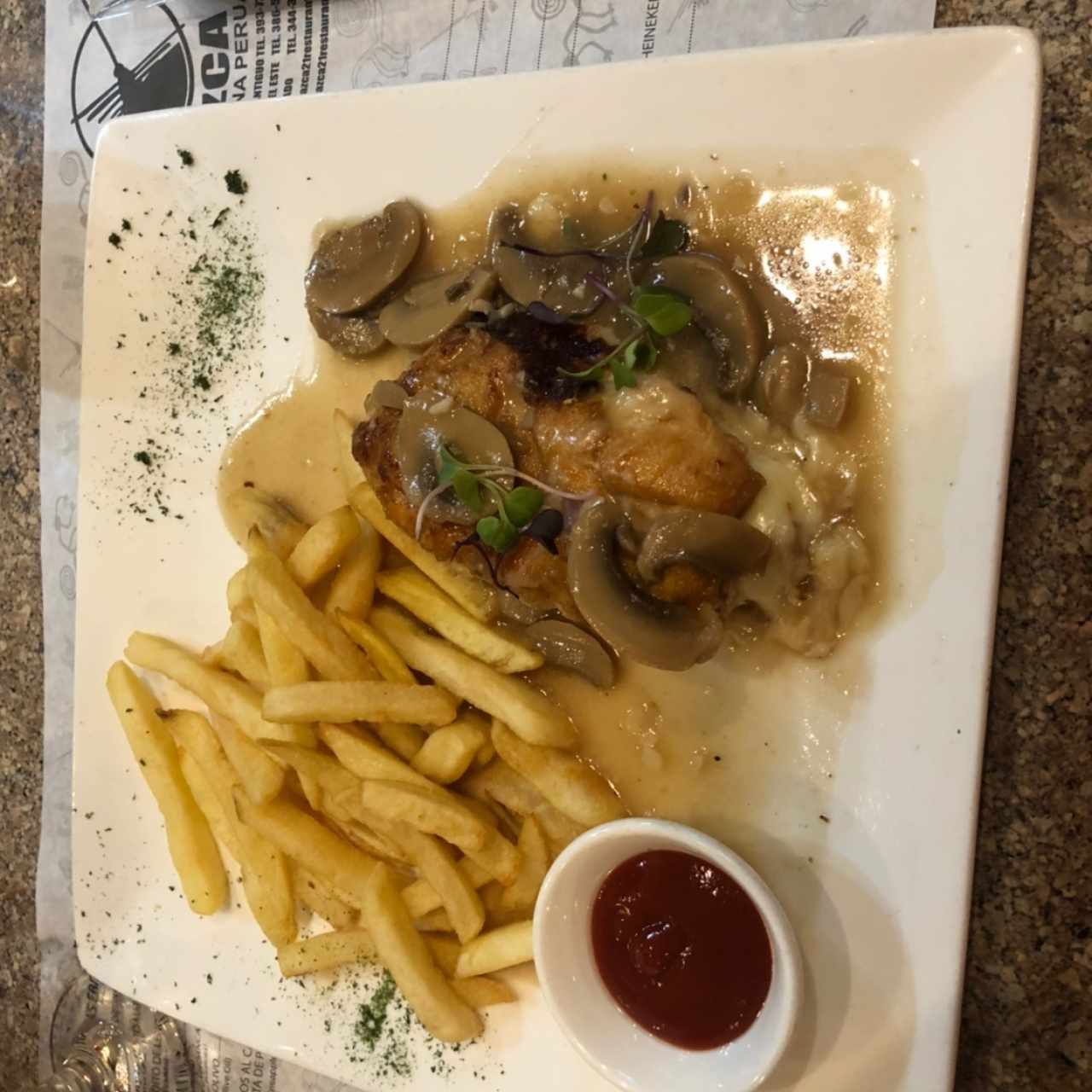 Pollo a la Princesa